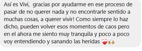 Testimonio 13 sobre el acompañamiento psicológico