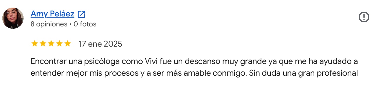 Testimonio 5 sobre el acompañamiento psicológico