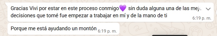 Testimonio 11 sobre el acompañamiento psicológico