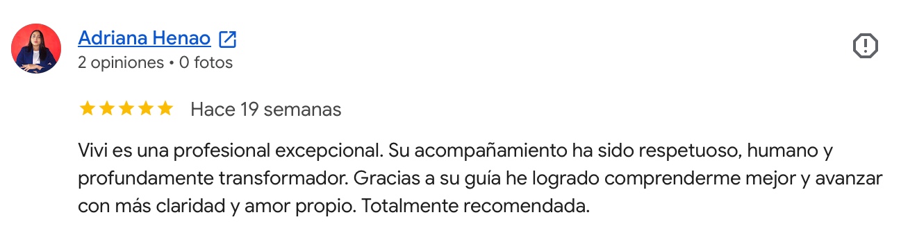 Testimonio 8 sobre el acompañamiento psicológico